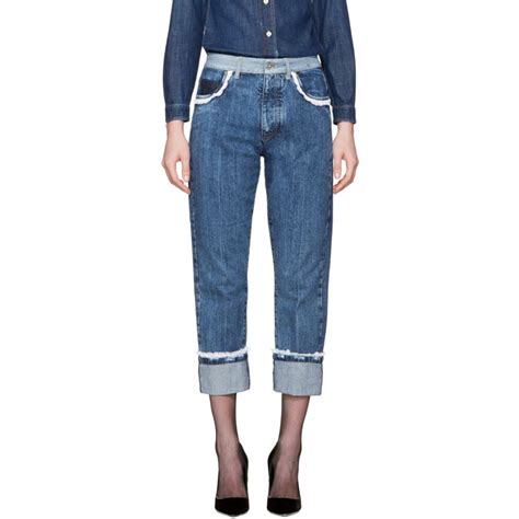 spodnie miu miu|miu denim for women.